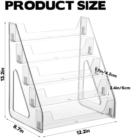 YEXEXINM Heightened Clear Paint Organizer with Paint Brush Holder 5-Tier Acrylic Craft Storage Stand for Bottles Paint Storage Rack Miniature Paint Holder Display Craft Paint Organizer Rack