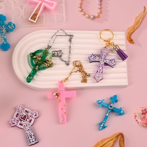 Cross Resin Molds,12 Cavity Epoxy Resin Cross Molds