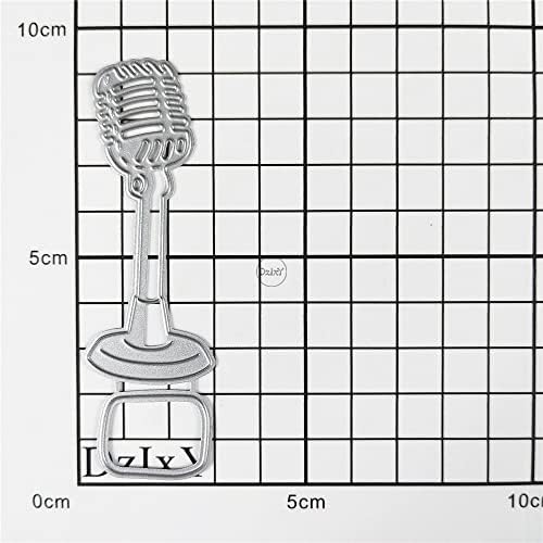 Small Microphones Mics Metal Cutting Dies for Card Making