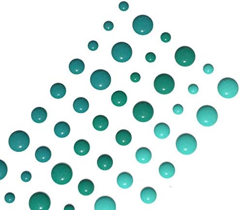 (Pack of 10) 54pcs/Pack Round Assorted Size self Adhesive Enamel dots