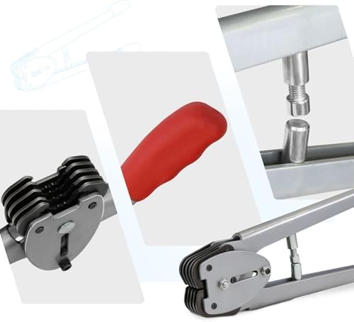 Heavy Duty Banding Strapping kit Contain 1/2" x3200" Polypropylene Packaging Straps & 100 Metal Seals 20 Plastic Edge Protectors Tensioner with Cutter Sealer Tool Glove