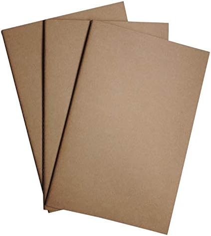 WANDERINGS A5 Blank Travelers Notebook Insert / A5 Journal Refill | 5.5" x 8.3" (14 x 21cm) | 3 Booklets, 240 Blank Pages | Travelers Notebook Refills for Journals, Diaries, Planners
