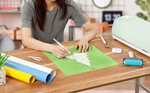 AOOIIN 12 x 12 inch Cutting Mat for Cricut Explore 5/4/3/Air 2/Air/One/Maker 4/Maker 3/Maker Adhesive Non-Slip Cut Mats Replacement Accessories for Cricut, 3 Pack