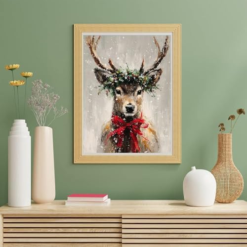 Benjenes Christmas Diamond Art Kit for Adults – Deer Design