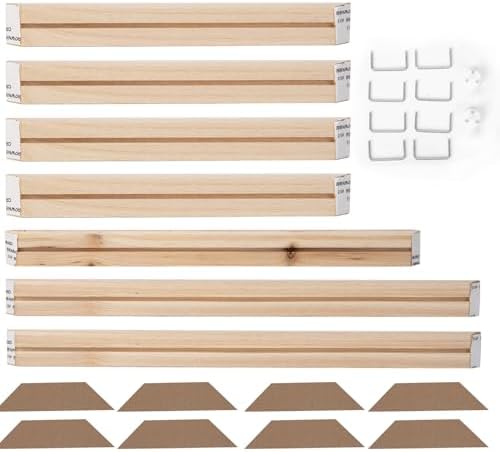 EFOTIML DIY Solid Wood Canvas Frame Kit 16X20'' for Paint by Number&Oil Painting&Diamond Painting by Number Wooden Art Frames