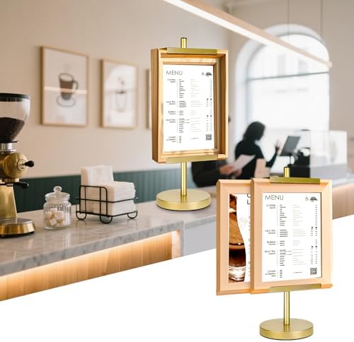 28''Adjustable Tabletop Easel Stand, Picture Easels for Display-Gold