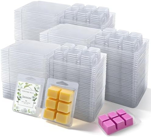Thickened Wax Melt Molds Containers Clamshells for Wax Melts