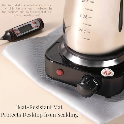Candle Making Kit with Wax Melter, DIY Candle Making Supplies for Adults