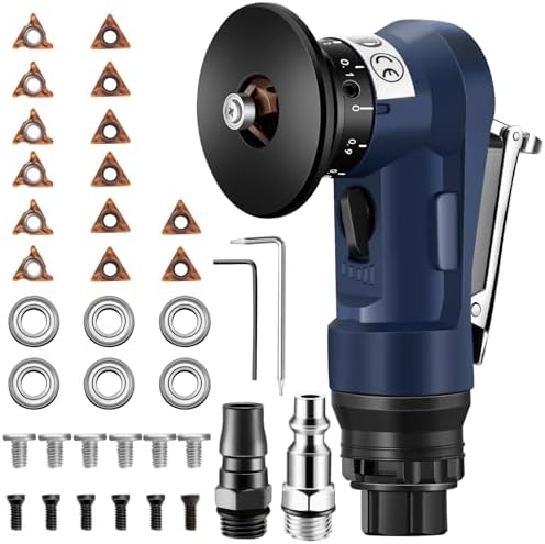 Pneumatic Chamfer Tool, 30000 RPM Air Chamfer Tool with 8C & 6R Blades
