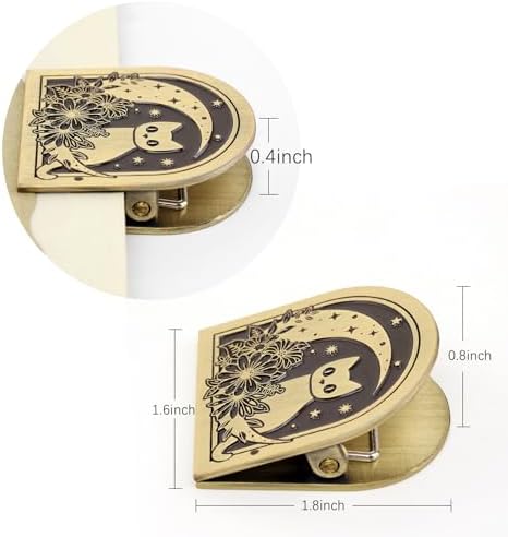 Dizdkizd Cute Metal Binder Clips, Journal & Planner Page Clamps