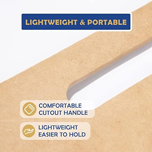 Falling in Art 18x18 Sketch Board with Sturdy Clip &Rubber Bands | Professional Art Drawing Board, Portable Artists Clipboard for Classroom and Studio Drawing