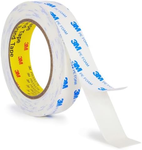 3M Double Sided Tape 1"×16.5Ft, Mounting Tape Heavy Duty No Residue