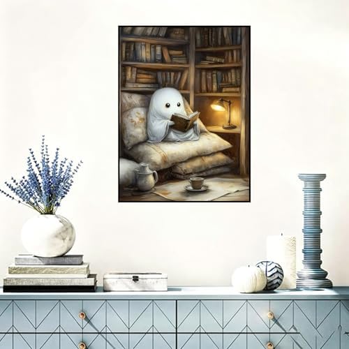 Benjenes Ghost Diamond Art Kits for Adults, Halloween Diamond Painting Kits
