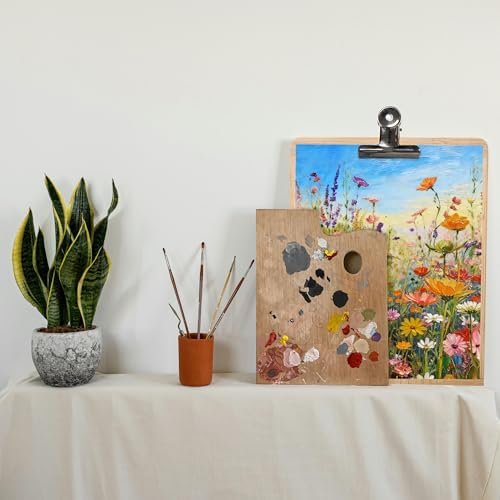 Wild Flowers Paint by Numbers Kit for Adults, Floral Garden Art, 16x20 Inch