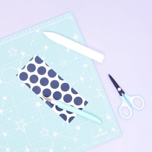Craftelier - Self Healing Cutting Mat – 8x12 in | Durable Craft Mat for Sewing, Fabric, Model Building & Scrapbooking | Thick, Sturdy & Easy to Clean Cutting Board for Crafts (12 x 12)