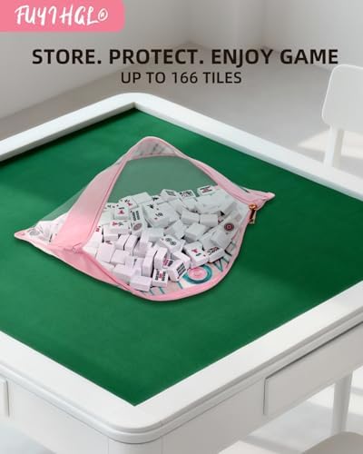 Empty American Mahjong Tiles Bag with Zipper - Up to 166 Tiles