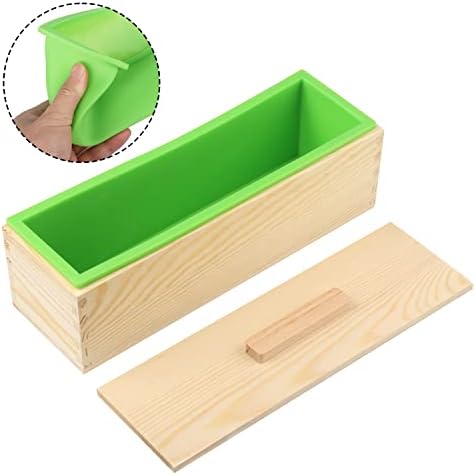 Soap Loaf Box, 42 oz Soap Box for Soap Making with Wooden Boxes, Set of 4 | Soap Bar Box Can Be Used for Homemade Soap Produce, Soap Making, Ideal Size and Large Capacity, by GNIEMCKIN