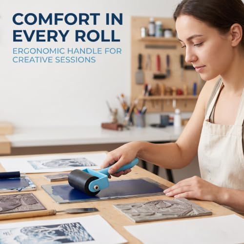 1PC Blue Diamond Painting Roller Tool,Diamond Art Roller Pressing Tools Plastic Diamond Painting Sticking Roller for Diamond Painting Tools,Paint Application Tools,House Paint Rollers
