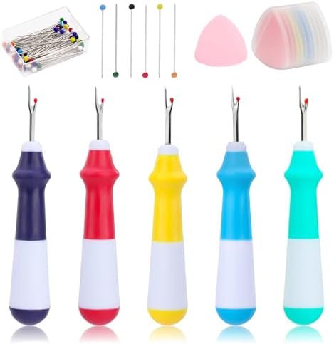 SOCNITC 65Pcs Stitch Remover Tool Kit Seam Ripper for Sewing and Embroidery