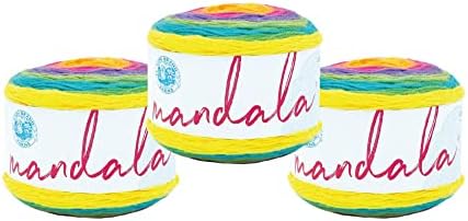 Lion Brand Yarn, Mandala DK Crochet Yarn, Gnome, Multicolor, 3 Pack