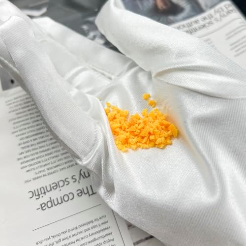 100G Crushed Polymer Clay Slices - Irregular Resin Sprinkles for Nail Art, DIY Phone Case Crafts (21-Orange)