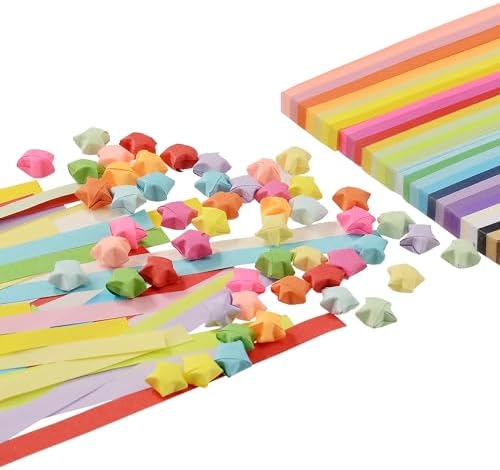 2700 Sheets 27 styles Double Side Origami Star Paper Strips for DIY Hand