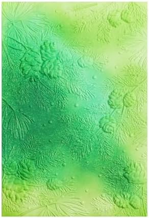 BAOFALI 3D Pine Leaves, Pine Nuts Plastic Embossing Folders for DIY Scrapbooking Photo Album Card Paper Craft Decoration for Card Making,Embossing Template Paper Card Embossing Stencil
