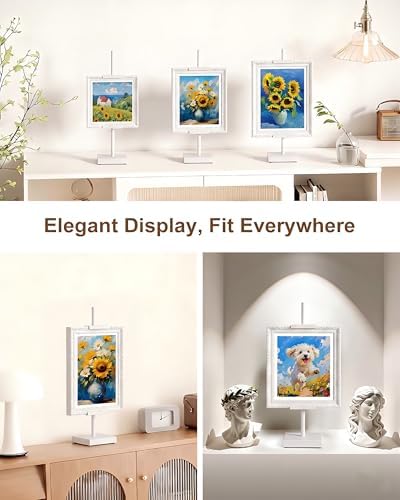 Adjustable Tabletop Easel Stand, White 17" H Easels for Display
