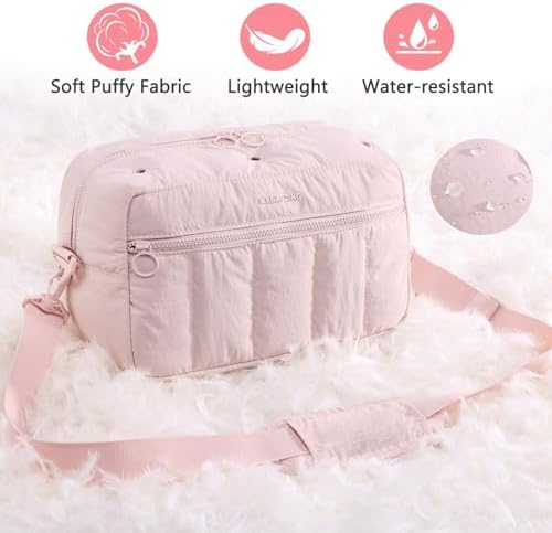 MYBAGZIGN Crochet Bag Organizer for Yarn & Hooks, Large Capacity Yarn Storage Bag with Yarn Holder Holes, Portable Crochet & Knitting Bag for Crocheting on the Go, Craft Travel Bag Gifts for Women