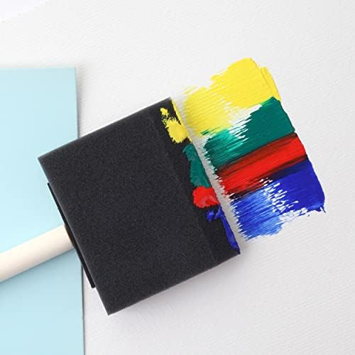 Bates 3-Inch Foam Paint Brushes, 12 Pack - Sponge Brushes for Painting, Staining, and Mod Podge