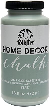 FolkArt Home Décor Acrylic Chalk Furniture & Craft Paint in Assorted Colors, 16 ounce, Sage