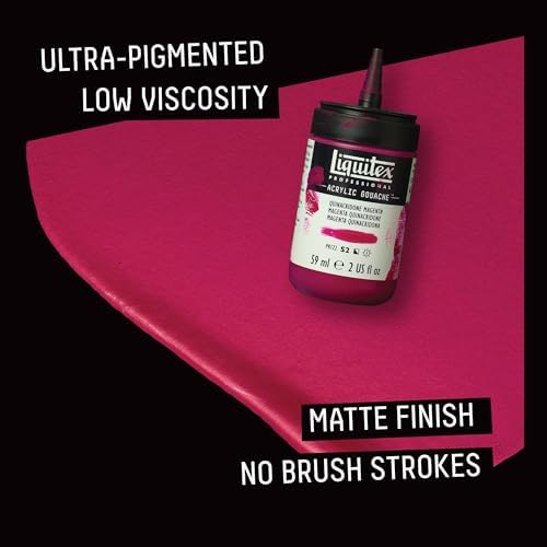 Liquitex Acrylic Gouache Paint Set, 12 x 22ml (0.74-oz), Essentials
