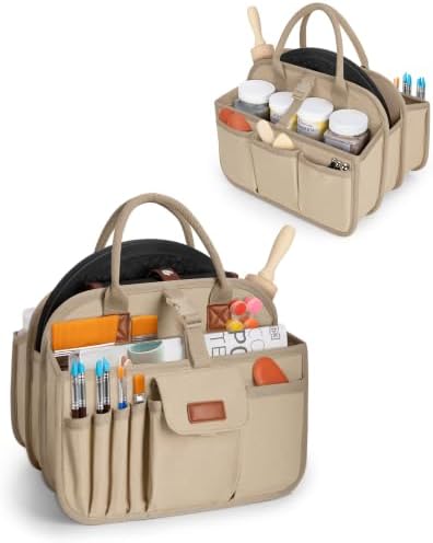 Pottery Tool Organizer Bag, Art Supply Studio Bag, Clay Tool Storage Caddy