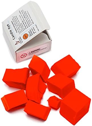 Bright Orange Candle Wax Dye 2 oz - Candle Color Dye Blocks