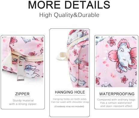 Multiple Pockets Portfolio Organizer with Zippered,Storage Pencil Pouch Bag