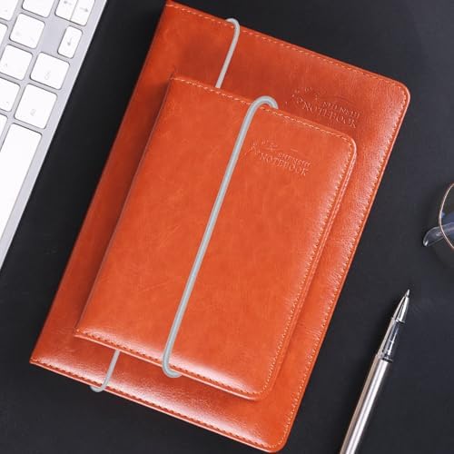 Mini Skater Travel Notebook Thick Elastic Bands Planner Refills Insert Connection Replacement Straps for Travel Journals Accessories, Two Sizes, 20Pcs (A5 & Passport Size) (Grey)