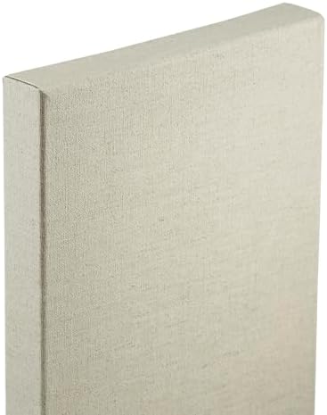 Jerry's Artarama Senso Clear Primed Linen Stretched Canvas 3/4", 6 Pack 24x36 in - Durable Canvas for Painting with Medium Tooth Linen Weave Surface, Ideal for Oil, Acrylic and Alkyd Colors