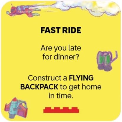 LEGO Recreate Activity Cards – Tech | Build & Play Game with 30+ Activity Cards & 25 LEGO Elements | Ages 6+