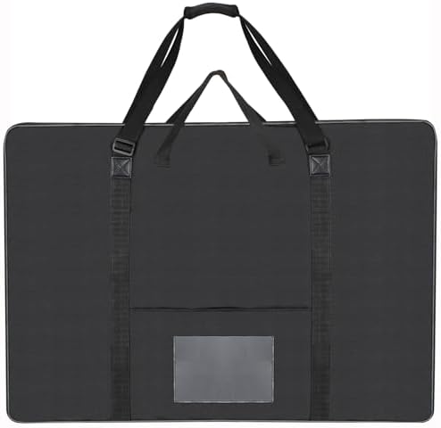 TreochtFUN Art Portfolio Case 24 X 36, Portfolio Bag Soft Water Resistant