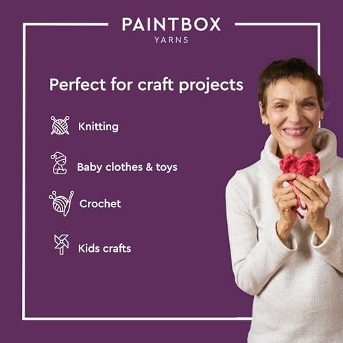 Paintbox Yarns 100% Cotton Aran Yarn 1.76oz / 50g, 93yds / 85m
