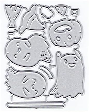 Horror Halloween Ghosts Metal Cutting Dies for Card Making