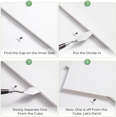 Fuumuui Watercolor Paper Block 9x12 Inch, Smooth Surface 100% Cotton Watercolor Paper, 22 Sheets, 140lb/300gsm, Hot Press, Acid-Free, Art Paper for Painting & Drawing, Wet, Mixed Media