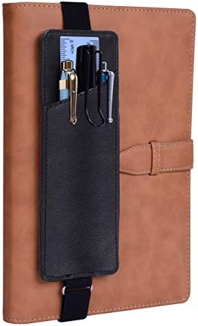 Wisdompro 2Pcs Elastic Pen Holder for Notebook, Journal Pencil Pouch