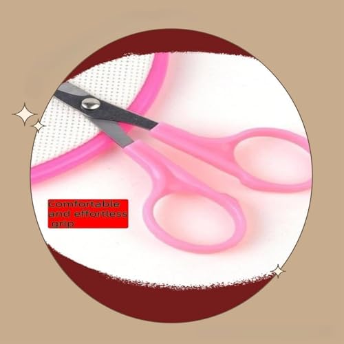 4-3/4" Sharp Curved Tip Needlework Cutter Applique Embroidery Scissors((Pack of 1)