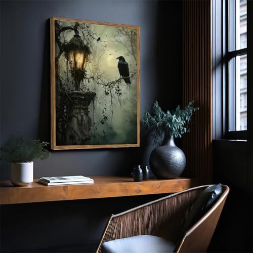 Halloween Diamond Art Kits for Adults Round Diamond Painting 12x16 Inch