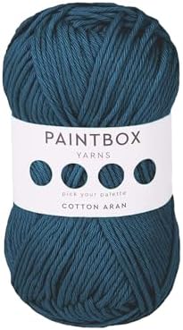 Paintbox Yarns 100% Cotton Aran Yarn 1.76oz / 50g, 93yds / 85m