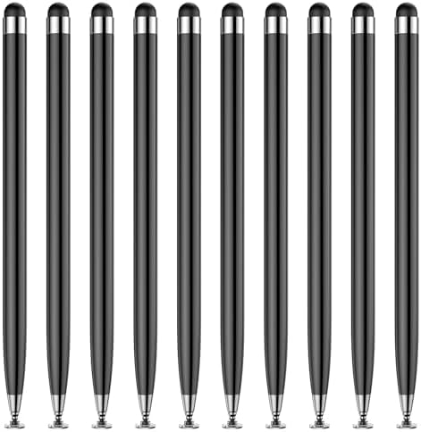 10PCS Stylus Pen for Touchscreen,Lightweight 2 in 1 Design