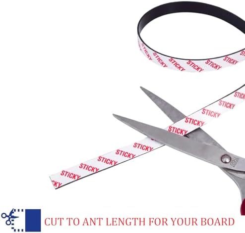 Towjug Sticky Magnetic Tape (1in x 40ft) Anisotropic Magnets Roll