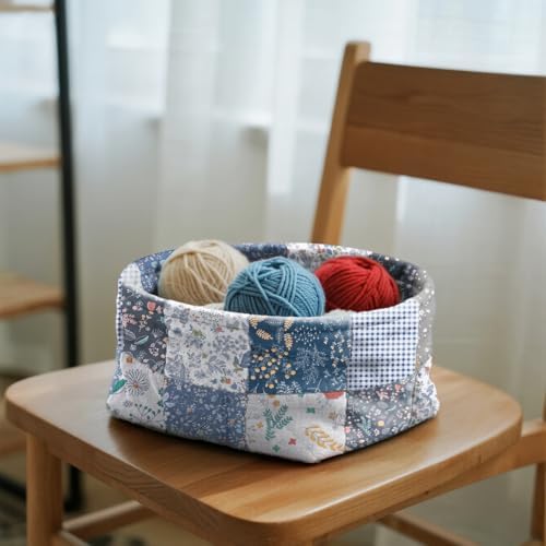 Aubliss 8pcs Fat Quarter Fabric Bundles 20'' x 20'' Cotton Craft Fabric