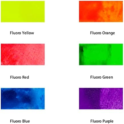 Mont Marte Acrylic Ink Premium 6pc x 20ml (0.7 US fl.oz), Acrylic Inks for Artists, Fluoro Colors, Ideal for Air Brush, Pouring Art, Scrapbooking, Ink Drawing, Mixed Media